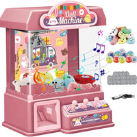 HKM-153235 Mini Claw Doll Machine Educational Toy for Kids, Interactive Fun for Ages 5 and Up