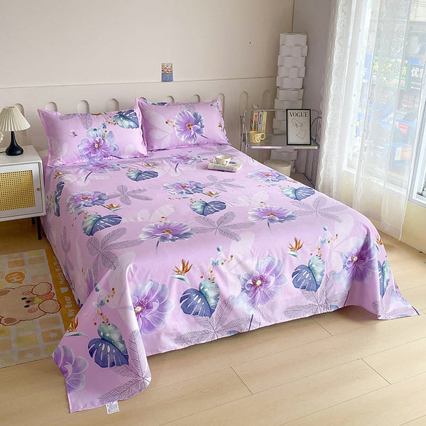 HKM-153235 Skin-Friendly Brushed Bed Sheet in Various Sizes for Single Beds