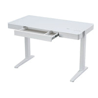 HKM-153299 Adjustable Standing Desk with USB Charging Port for Home Office Use