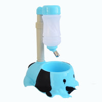 HKM-1533373 Pet Water Dispenser with Adjustable Height - Available in Pink, Blue, and Yellow