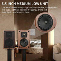 HKM-153427 WZ-610 Passive Hi-Fi Bookshelf Speaker with Wooden Enclosure