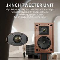 HKM-153427 WZ-610 Passive Hi-Fi Bookshelf Speaker with Wooden Enclosure