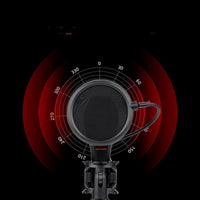 HKM-153619 Wireless Live Broadcast Microphone with Noise Reduction for Recording and Streaming