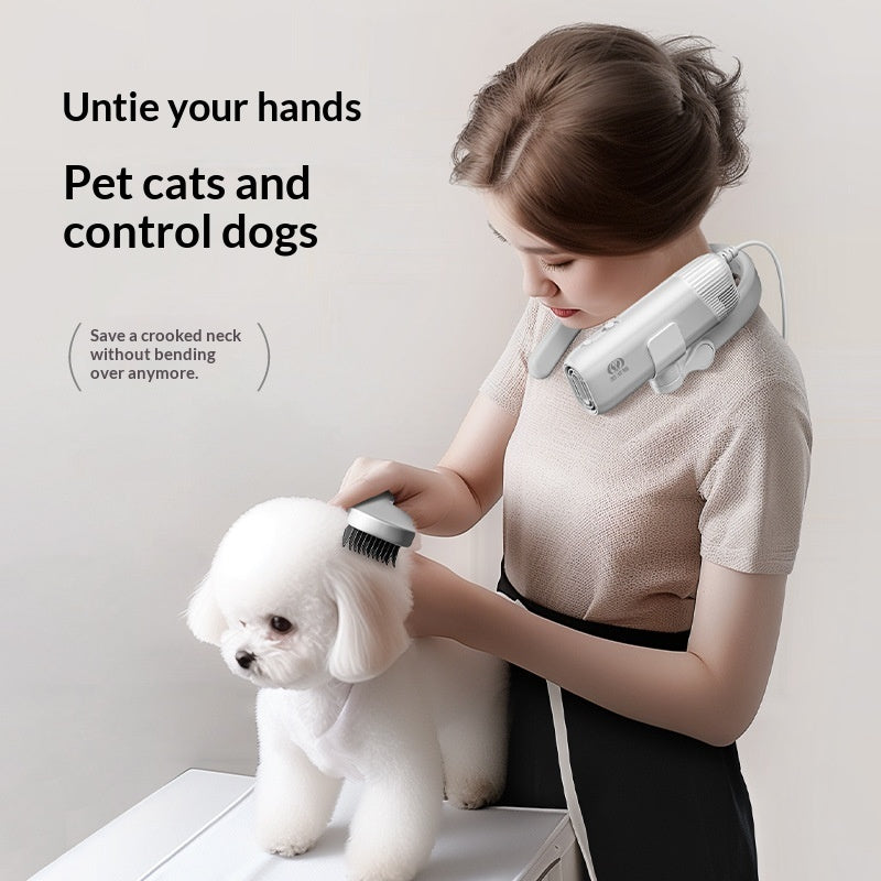 HKM-1537213 High-Speed Portable Pet Hair Dryer for Dogs - Mini and Quiet Design for Easy Bathing and Drying
