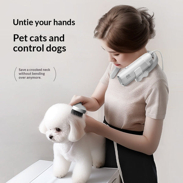 HKM-1537213 High-Speed Portable Pet Hair Dryer for Dogs - Mini and Quiet Design for Easy Bathing and Drying