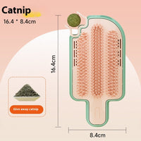 HKM-1537981 Ice Cream Themed Cat Toy with Mint Ball and Feather Teaser