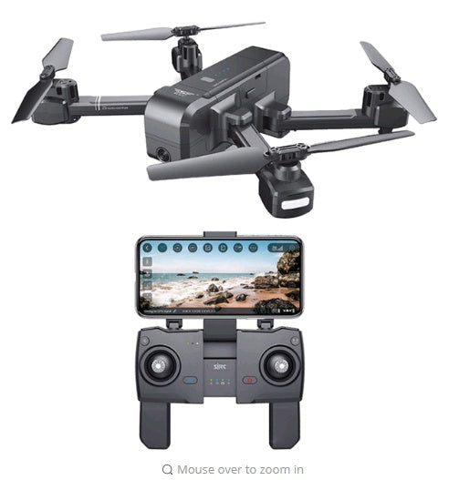 HKM-153939 Folding Quadcopter with GPS, 1080P Camera, and User-Defined Flight Features