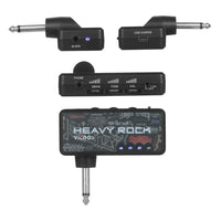 HKM-153939 Portable Mini Earphone Amplifier for Electric Guitar with Distortion Effect - Rechargeable Battery, USB Cable Included