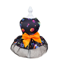 HKM-1539517 Colorful Skull Dog Cape for Halloween - Sizes S, M, L, XL