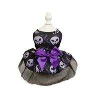 HKM-1539517 Colorful Skull Dog Cape for Halloween - Sizes S, M, L, XL