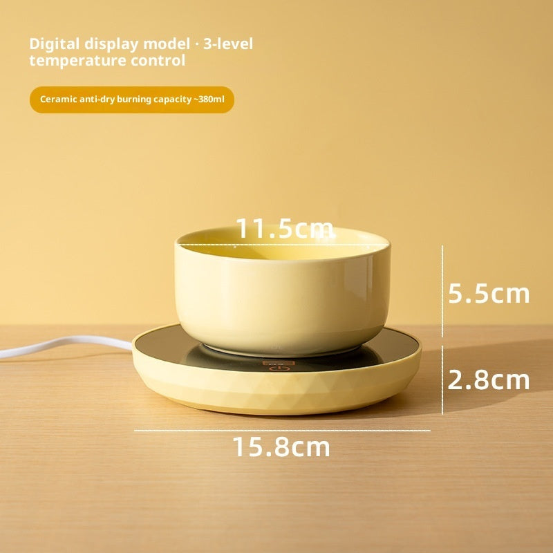HKM-1541181 Ceramic Heated Cat Water Bowl - Constant Temperature with Multiple Capacity Options