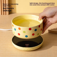 HKM-1541181 Ceramic Heated Cat Water Bowl - Constant Temperature with Multiple Capacity Options