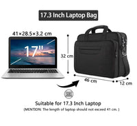 HKM-154131 Water-Repellent 17 Inch Laptop Bag for 16 Inch Computers