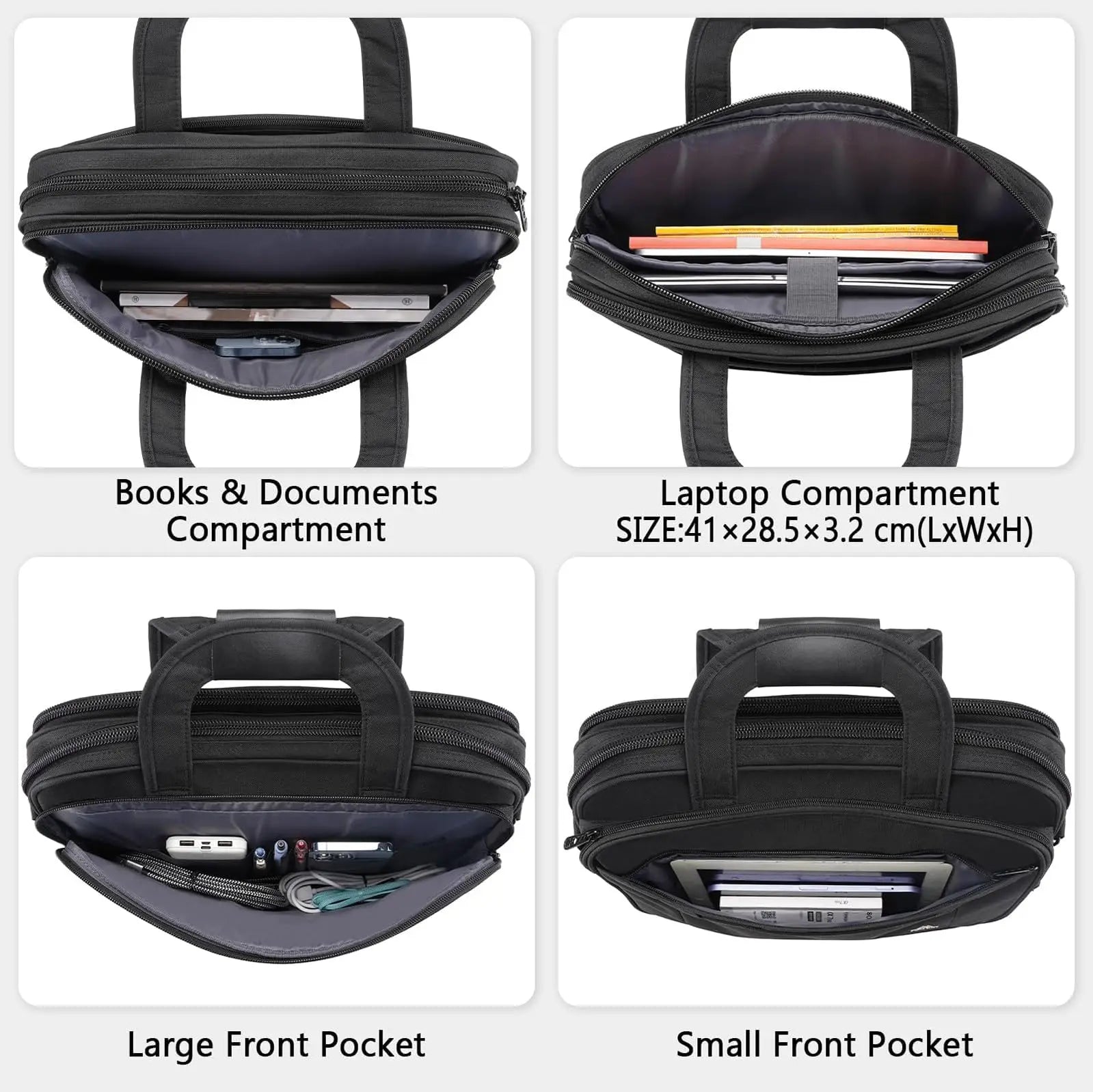 HKM-154131 Water-Repellent 17 Inch Laptop Bag for 16 Inch Computers