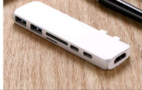 HKM-154259 7-in-1 Dual Type-C HDMI Docking Station with USB 3.0 & Power Delivery