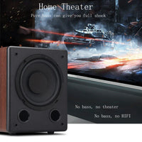 HKM-154579 BRZHIFI SW-6 6.5 Inch Subwoofer 100W Pure Bass Speaker for Home Audio and Theatre Systems