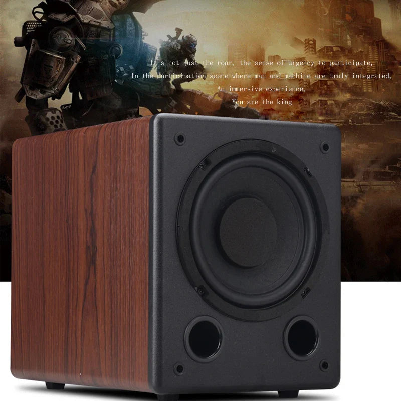 HKM-154579 BRZHIFI SW-6 6.5 Inch Subwoofer 100W Pure Bass Speaker for Home Audio and Theatre Systems