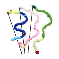 HKM-1545917 Colorful Plush Cat Teaser Wand - Ice Cream, Ocean World & Forest Designs