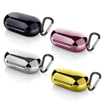 HKM-154643 Silicone Case for Compatible Apple and Samsung Galaxy Buds - Gold, Pink, Silver, Black