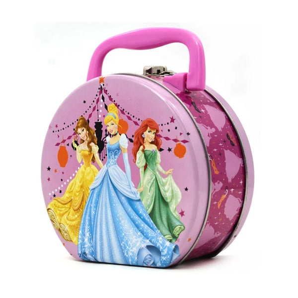HKM-154707 Custom Portable Full-Color Tin Box with Handle for Children's Toys, Candy, Chocolate, and Food Storage