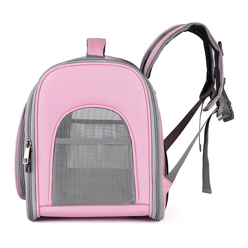 HKM-1547325 Spacious Breathable Portable Pet Bag - Solid Color Options Available