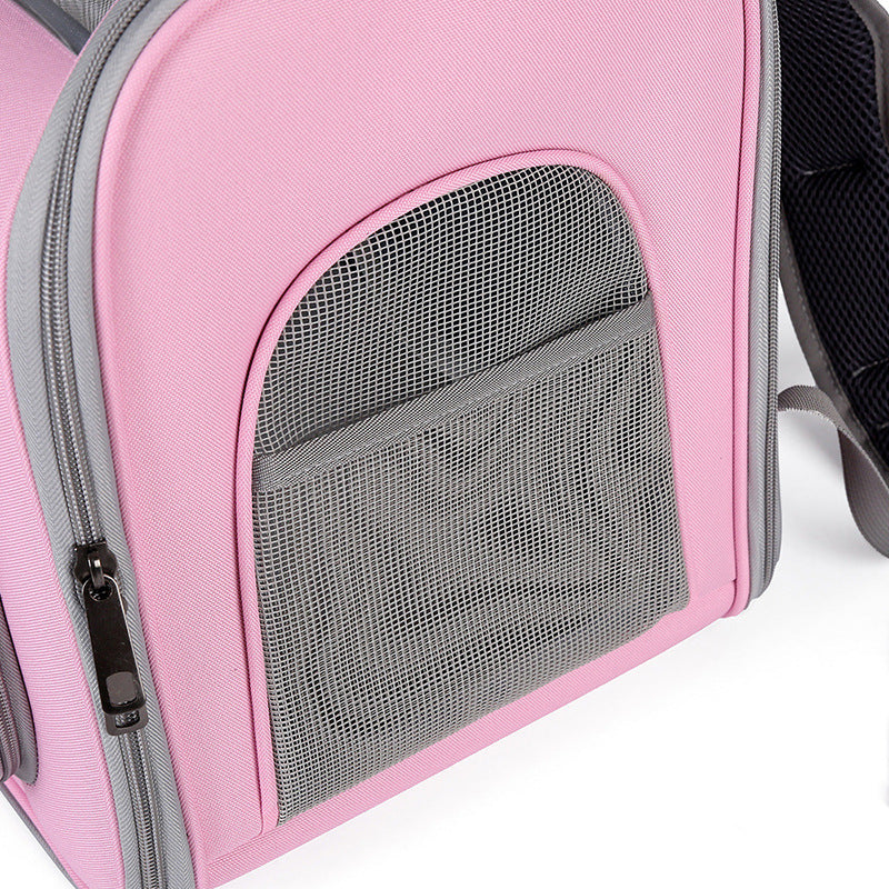 HKM-1547325 Spacious Breathable Portable Pet Bag - Solid Color Options Available