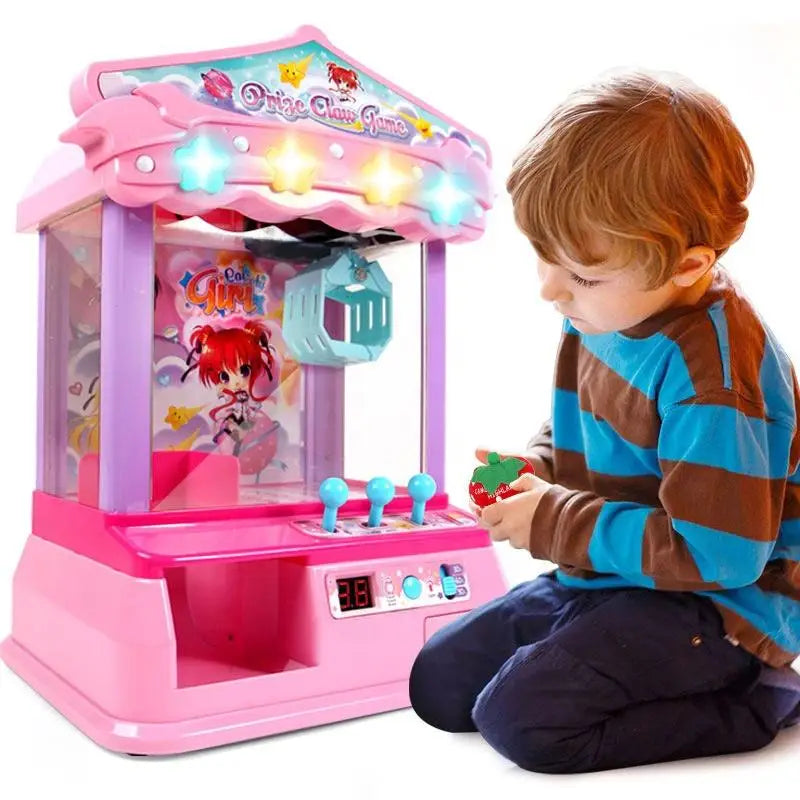 HKM-154835 Electric Mini Claw Machine Toy for Kids - Interactive Doll Game Crane Game, Ages 3+