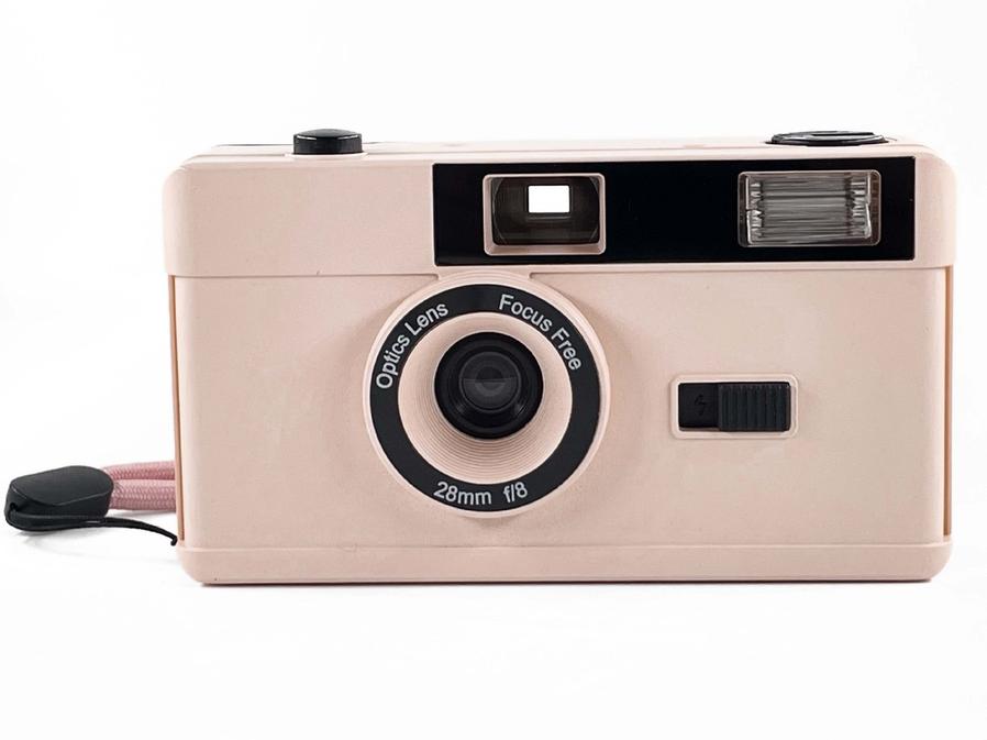 HKM-154963 35MM Retro Film Camera with Built-in Flash and 28mm Lens