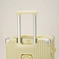 HKM-154963 Custom Soft Shell Carry-On Suitcase for Travel, Durable Lightweight Luggage Set