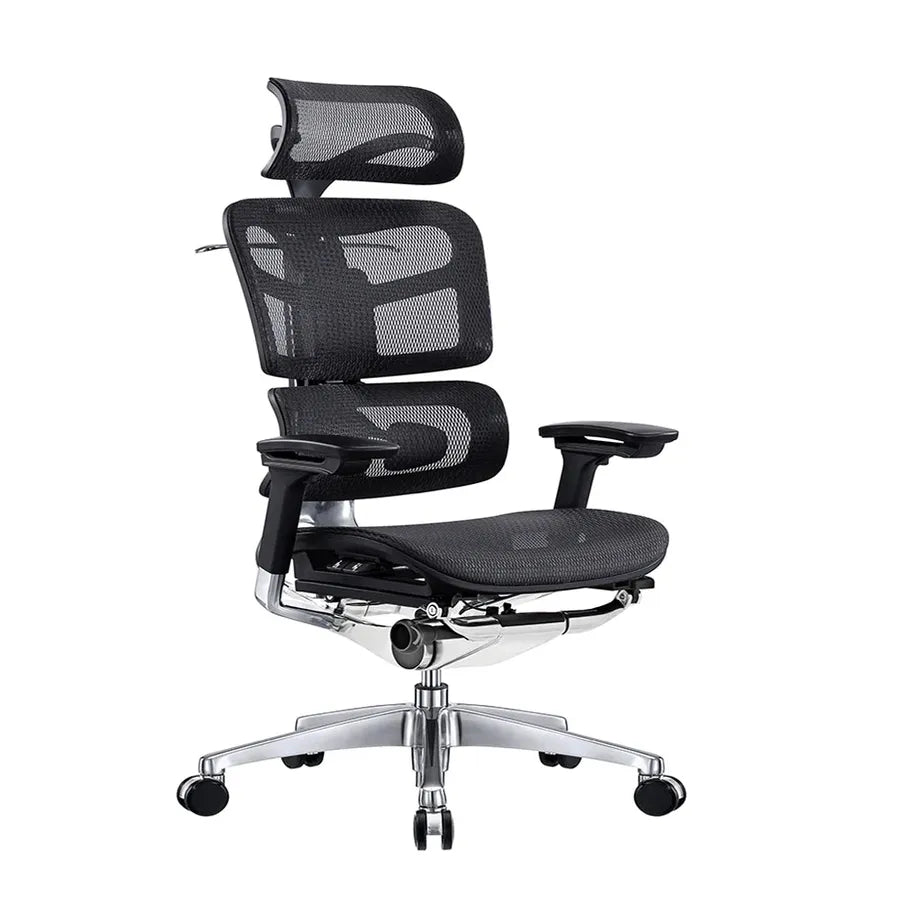 HKM-155027 Ergonomic High Back Mesh Executive Office Chair with Adjustable 4D Armrests and Smooth Seat Sliding Function