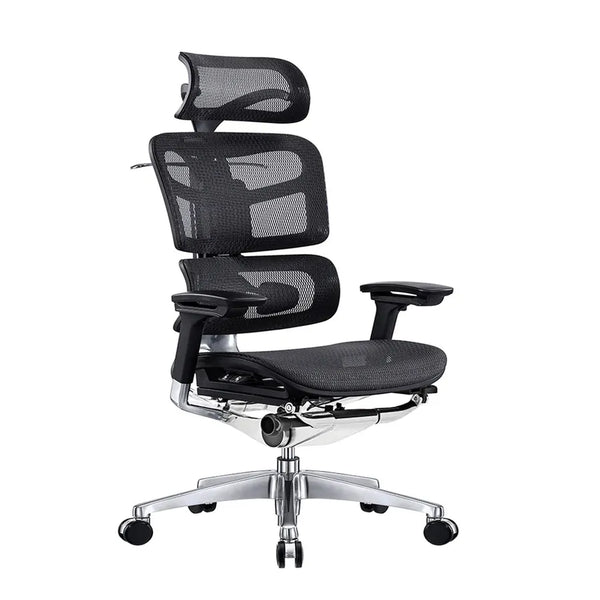 HKM-155027 Ergonomic High Back Mesh Executive Office Chair with Adjustable 4D Armrests and Smooth Seat Sliding Function