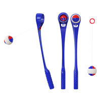 HKM-1551677 Outdoor Dog Toy Ball Thrower - Plastic, 173g, Blue/Sky Blue, Multifunctional