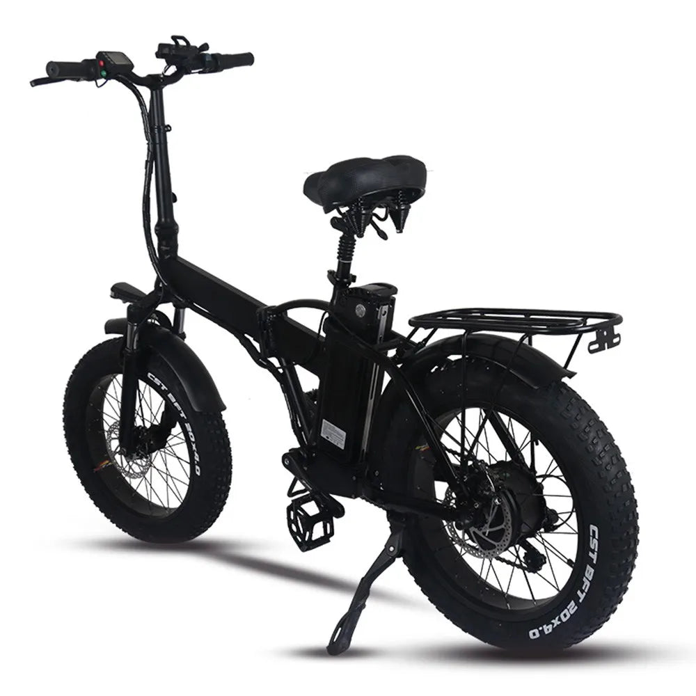 HKM-155283 750W Electric Bike with 15Ah Battery and 20-Inch Mountain Tires for Adults