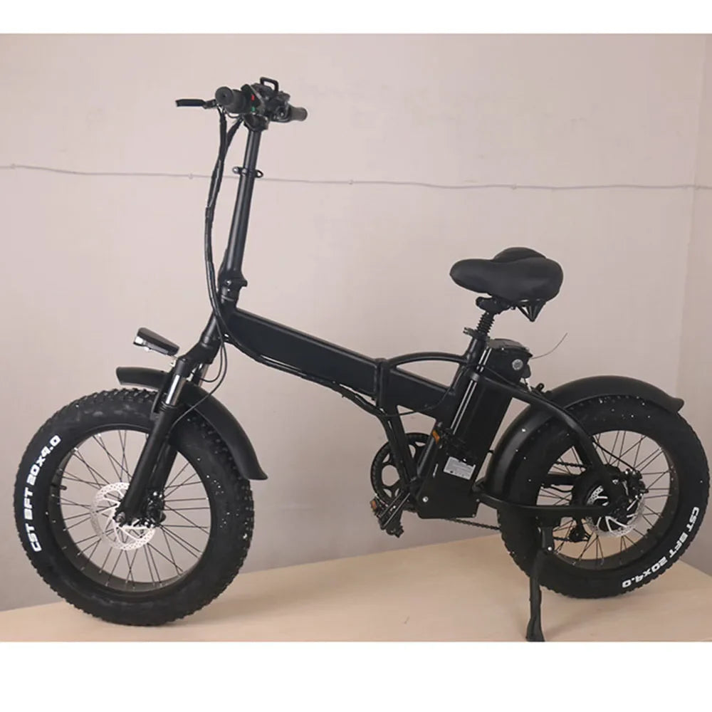 HKM-155283 750W Electric Bike with 15Ah Battery and 20-Inch Mountain Tires for Adults