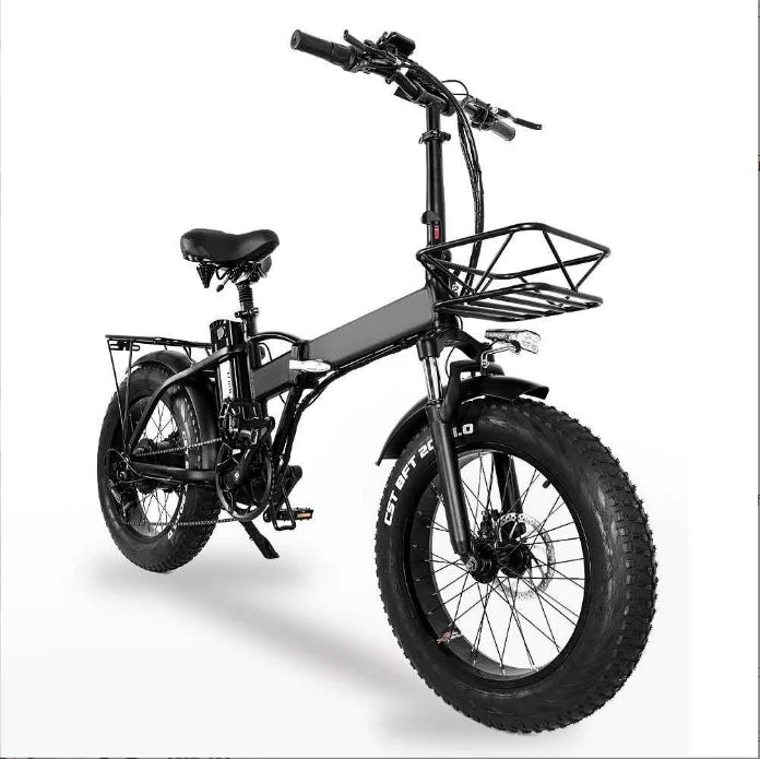 HKM-155283 750W Electric Bike with 15Ah Battery and 20-Inch Mountain Tires for Adults