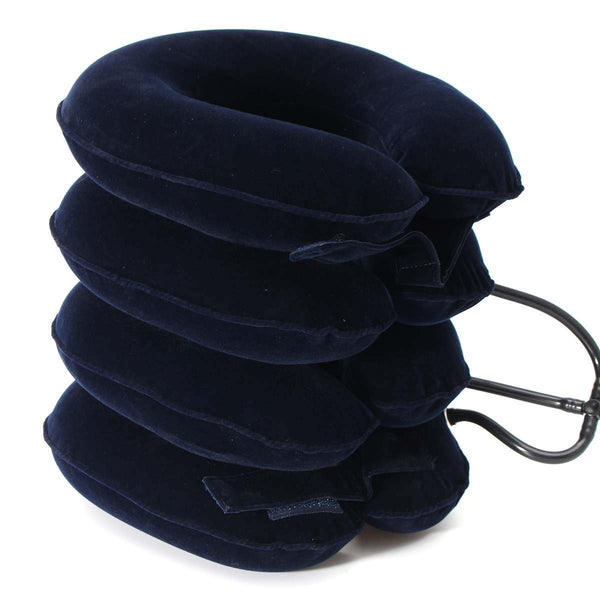 HKM-155283 Cervical Traction Neck Support Pillow - Inflatable U-Shaped Neck Pain Relief Device