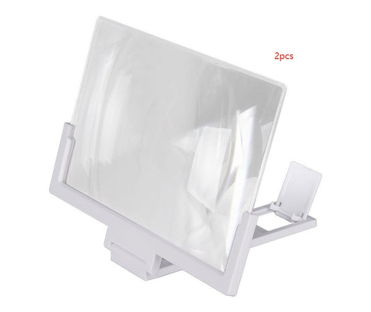 HKM-155283 Mobile Phone Stand with 3-5x Magnification - Durable ABS and Acrylic - Ideal Viewing Distance 1-2m