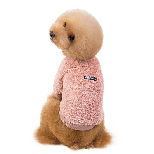 HKM-1555005 Cozy Double-Sided Fleece Dog Clothes in Multiple Colors and Sizes