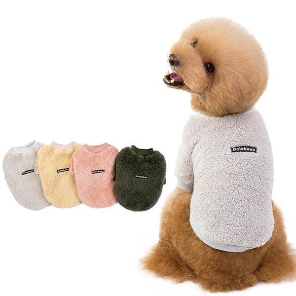 HKM-1555005 Cozy Double-Sided Fleece Dog Clothes in Multiple Colors and Sizes