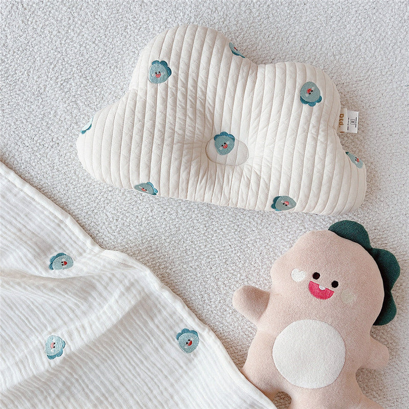 HKM-155539 Baby Shape Memory Foam Pillow - Breathable, Sweat-Absorbing, Comfortable Design for Infants (1-3 Years)