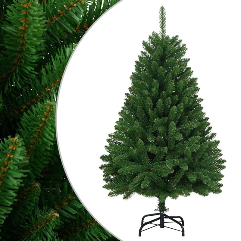 HKM-155539 Foldable Artificial Christmas Tree with Stand, 120 cm, Green PVC