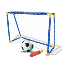 HKM-155539 Portable Mini Soccer Goal Set for Kids Ages 2-7, Outdoor Sports Toy with ABS Material