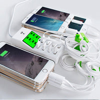 HKM-155603 Multi-Port Smart USB Charger with 40W Power Output for Mobile Devices and Accessories