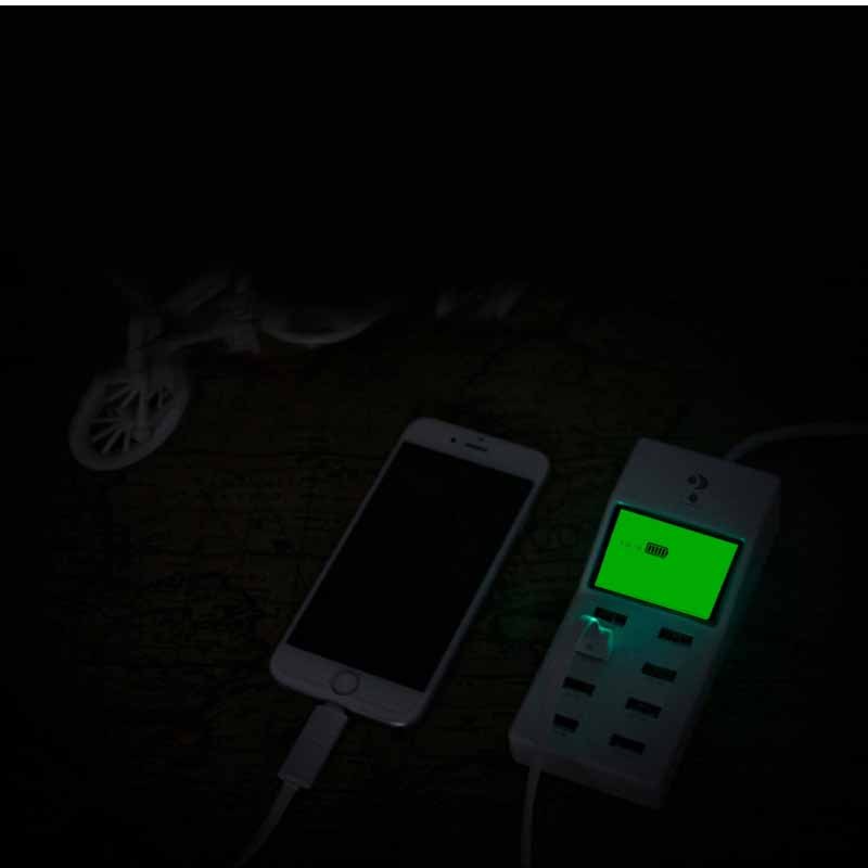 HKM-155603 Multi-Port Smart USB Charger with 40W Power Output for Mobile Devices and Accessories