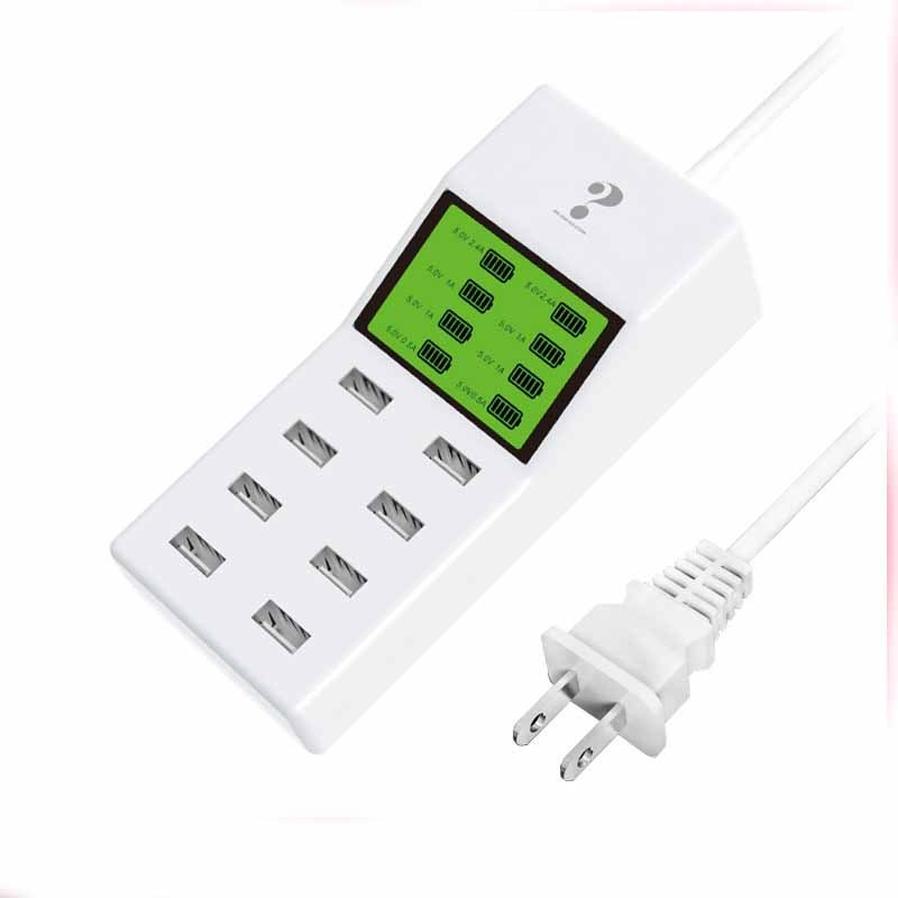 HKM-155603 Multi-Port Smart USB Charger with 40W Power Output for Mobile Devices and Accessories