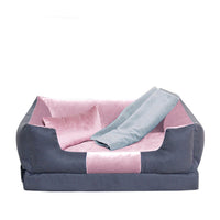 HKM-1556669 Non-Stick Washable Plush Dog Mattress - Warm, Bite & Scratch Resistant, Multiple Sizes Available