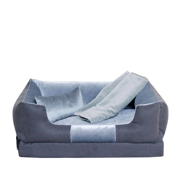 HKM-1556669 Non-Stick Washable Plush Dog Mattress - Warm, Bite & Scratch Resistant, Multiple Sizes Available