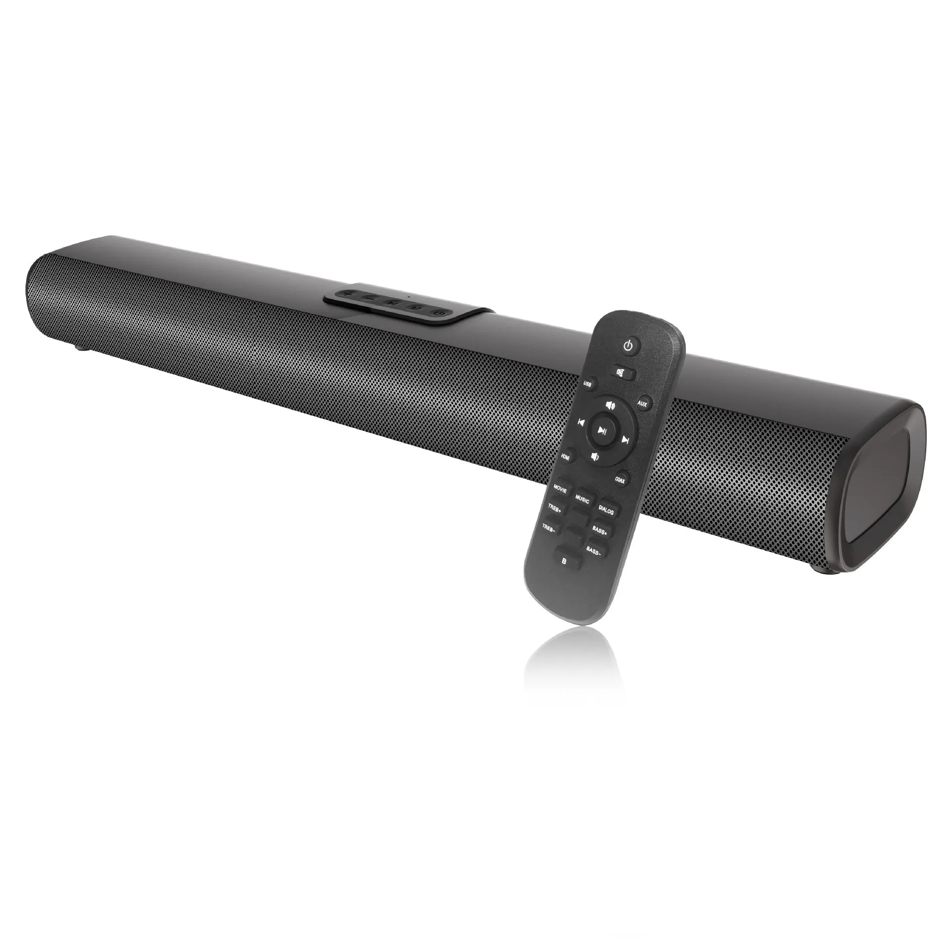 HKM-155731 50W Compact Wireless Bluetooth Sound Bar with Subwoofer for Home Theatre System