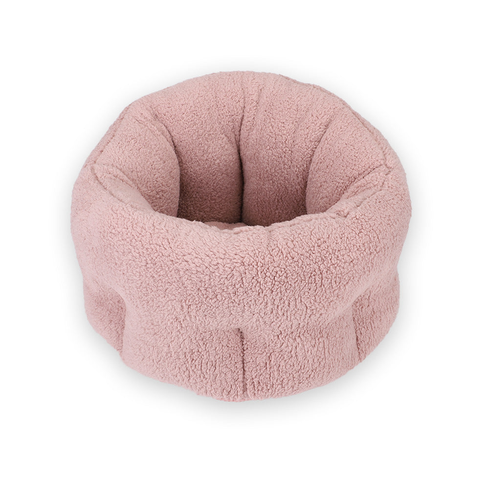 HKM-1558461 Cozy Cotton Lint Pet Bed for Dogs and Cats, Washable Indoor Dog Sofa, Soft Plush Design