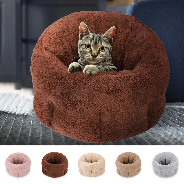 HKM-1558461 Cozy Cotton Lint Pet Bed for Dogs and Cats, Washable Indoor Dog Sofa, Soft Plush Design